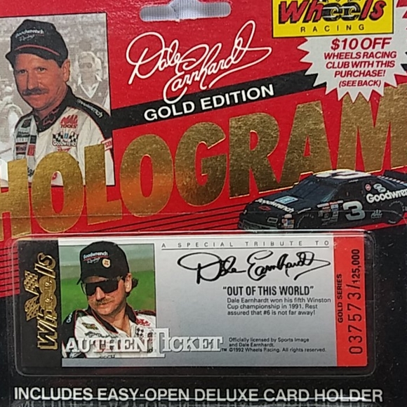 DALE EARNHARDT SR 1992 HOLOGRAM - Picture 2 of 4